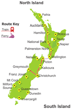 Auckland To Wellington Train Route Map Nz National Rail Timetables, Schedules & Information